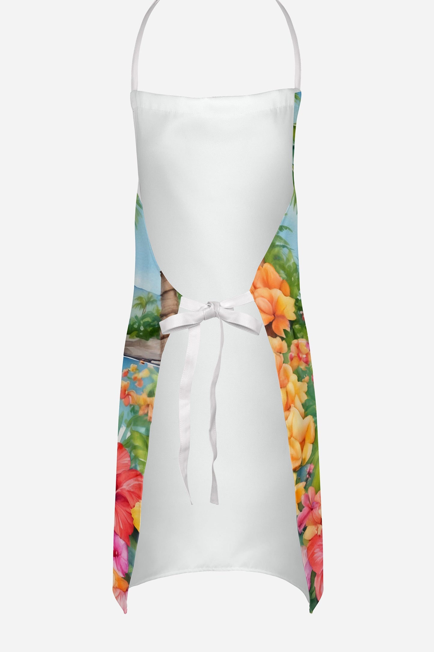 Boston Terrier Luau Apron - One Color / One Size - Home & Garden - Kitchen Dining & Bar - Table Decoration & Accessories
