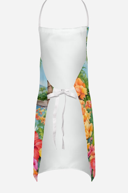 Boston Terrier Luau Apron - One Color / One Size - Home & Garden - Kitchen Dining & Bar - Table Decoration & Accessories