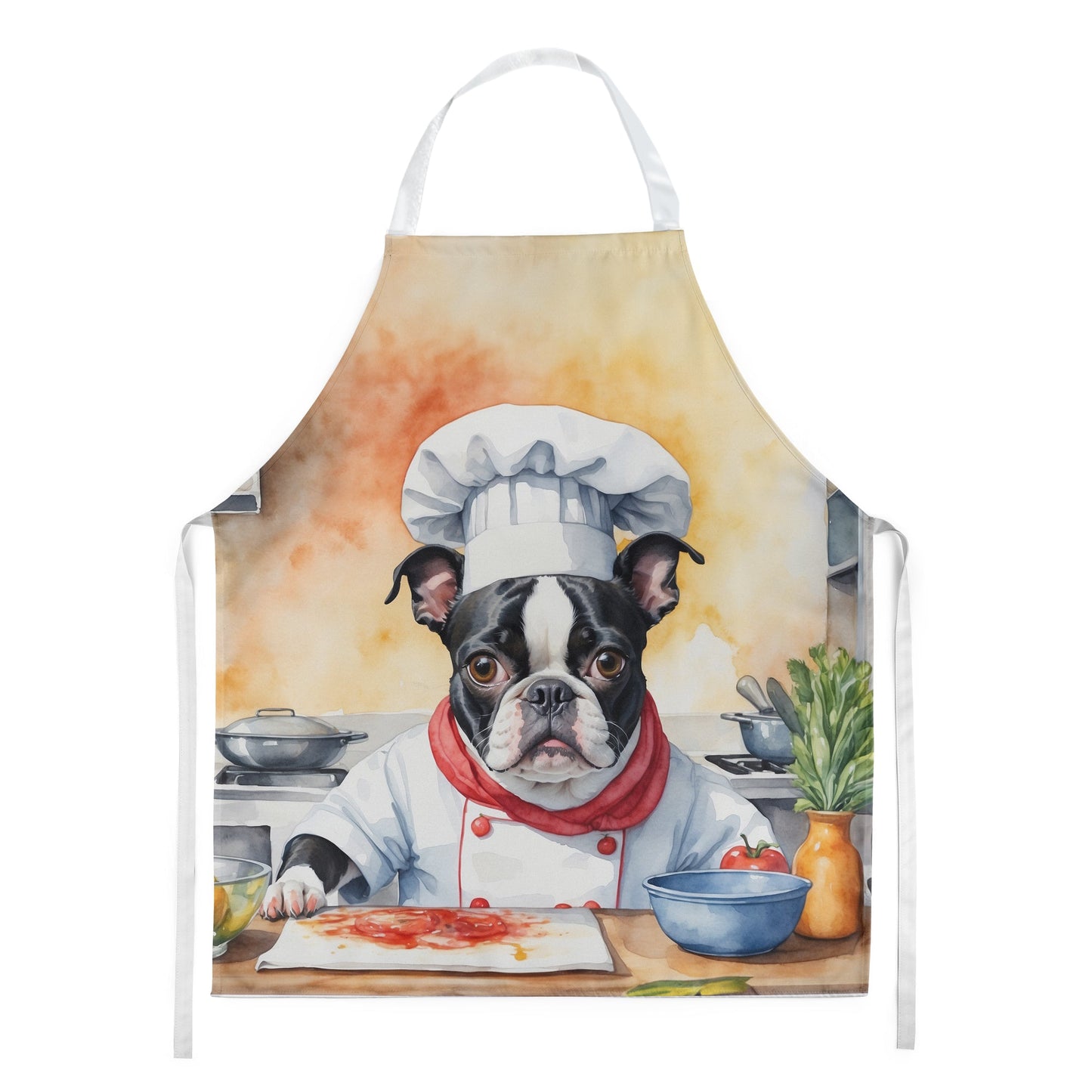Boston Terrier the Chef Apron - One Color / One Size - Home & Garden - Kitchen Dining & Bar - Table Decoration &