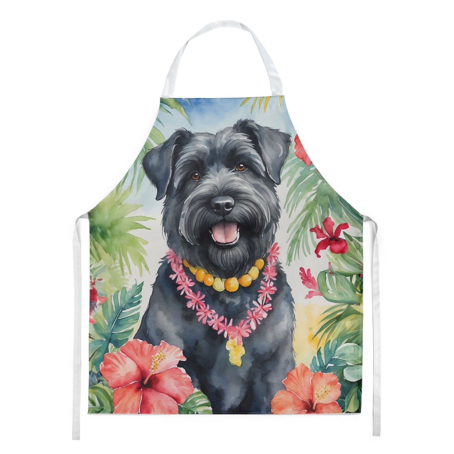 Bouvier Des Flandres Luau Apron - One Color / One Size - Home & Garden - Kitchen Dining & Bar - Table Decoration &