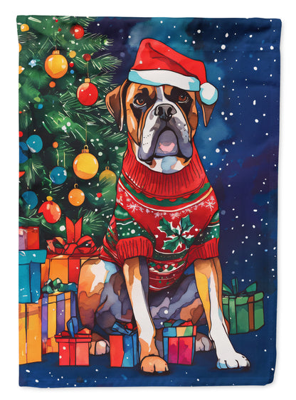Boxer Christmas Garden Flag - One Color / One Size - Home & Garden - Home Decor - Flags Banners & Accessories