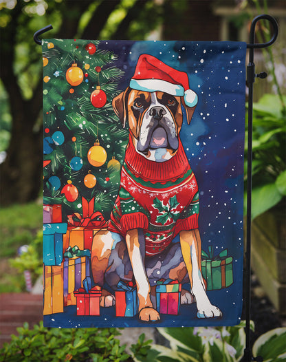 Boxer Christmas Garden Flag - One Color / One Size - Home & Garden - Home Decor - Flags Banners & Accessories
