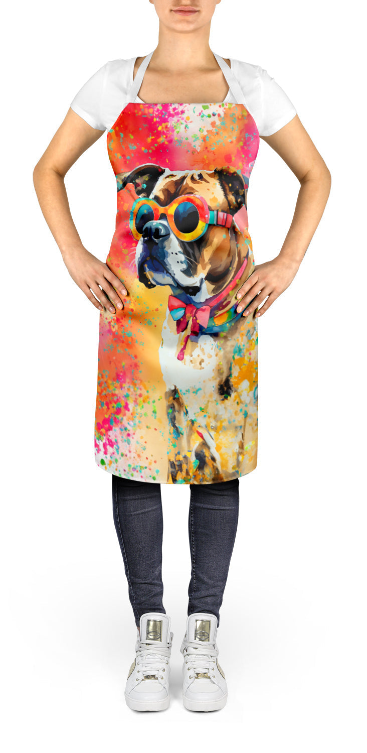 Boxer Hippie Dawg Apron - One Color / One Size - Home & Garden - Kitchen Dining & Bar - Table Decoration & Accessories