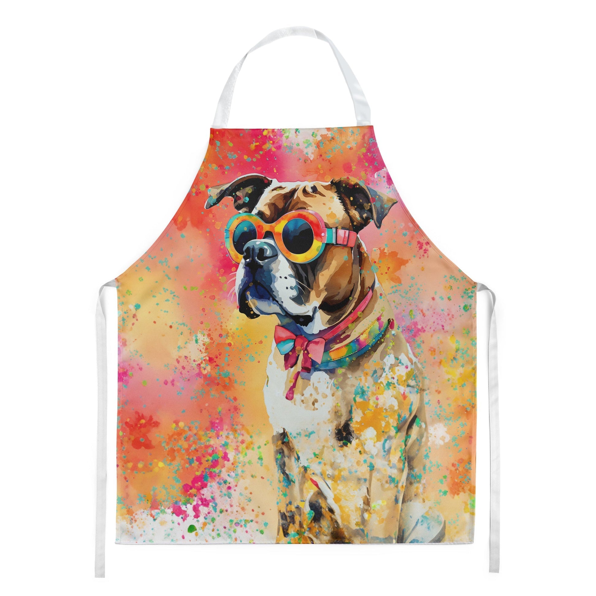 Boxer Hippie Dawg Apron - One Color / One Size - Home & Garden - Kitchen Dining & Bar - Table Decoration & Accessories