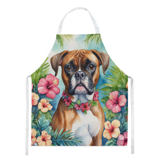 Boxer Luau Apron - One Color / One Size - Home & Garden - Kitchen Dining & Bar - Table Decoration & Accessories