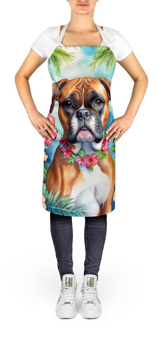 Boxer Luau Apron - One Color / One Size - Home & Garden - Kitchen Dining & Bar - Table Decoration & Accessories