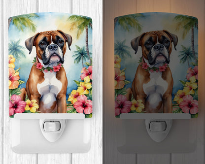 Boxer Luau Ceramic Night Light - One Color / One Size - Home & Garden - Home Improvement - Lights & Lighting - Night