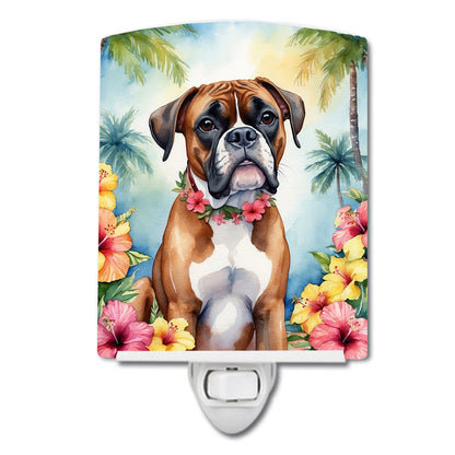 Boxer Luau Ceramic Night Light - One Color / One Size - Home & Garden - Home Improvement - Lights & Lighting - Night