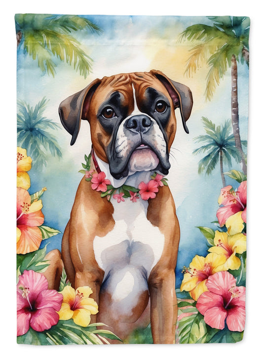 Boxer Luau Garden Flag - One Color / One Size - Home & Garden - Home Decor - Flags Banners & Accessories