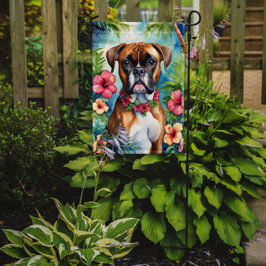Boxer Luau Garden Flag - One Color / One Size - Home & Garden - Home Decor - Flags Banners & Accessories
