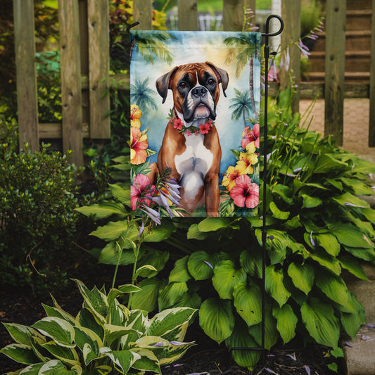Boxer Luau Garden Flag - One Color / One Size - Home & Garden - Home Decor - Flags Banners & Accessories