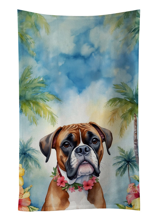 Boxer Luau Kitchen Towel - One Color / One Size - Home & Garden - Home Textile - Towels