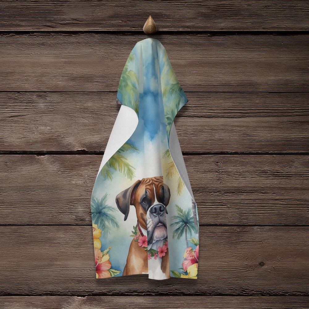 Boxer Luau Kitchen Towel - One Color / One Size - Home & Garden - Home Textile - Towels