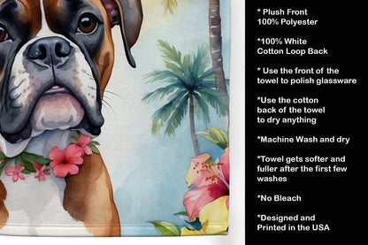 Boxer Luau Kitchen Towel - One Color / One Size - Home & Garden - Home Textile - Towels