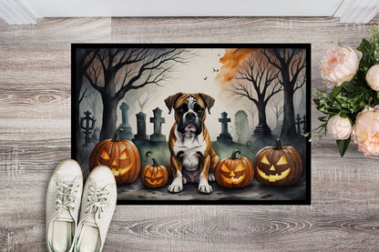Boxer Spooky Halloween Doormat - One Color / One Size - Home & Garden - Home Textile - Carpets & Rugs