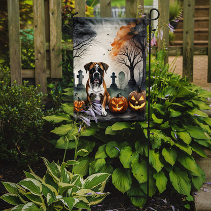 Boxer Spooky Halloween Garden Flag - One Color / One Size - Home & Garden - Home Decor - Flags Banners & Accessories