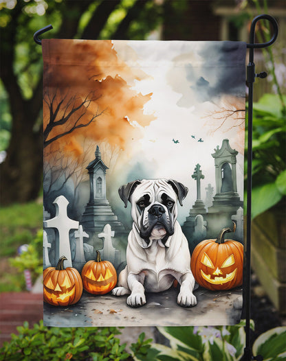 Boxer Spooky Halloween Garden Flag - One Color / One Size - Home & Garden - Home Decor - Flags Banners & Accessories