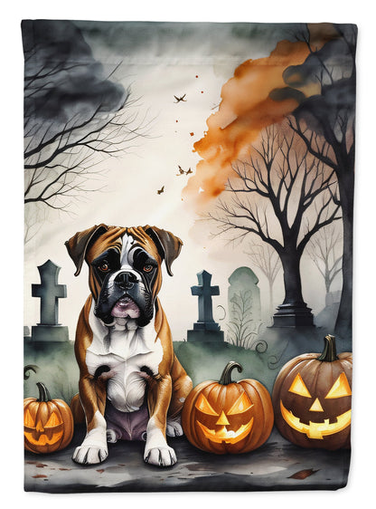 Boxer Spooky Halloween Garden Flag - One Color / One Size - Home & Garden - Home Decor - Flags Banners & Accessories