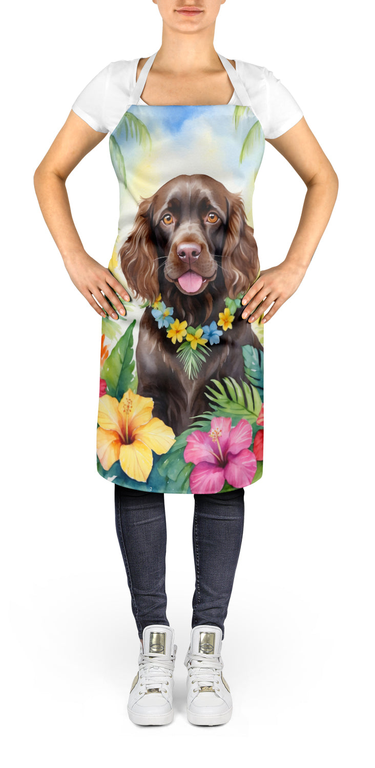 Boykin Spaniel Luau Apron - One Color / One Size - Home & Garden - Kitchen Dining & Bar - Table Decoration & Accessories