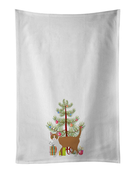Brazilian Shorthair Cat Christmas Kitchen Towel Set of 2 - One Color / One Size - Home & Garden - Home Textile - Towels