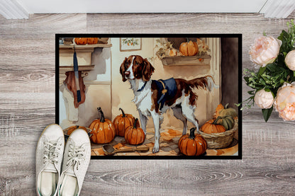 Brittany Fall Kitchen Pumpkins Doormat - One Color / One Size - Home & Garden - Home Textile - Carpets & Rugs