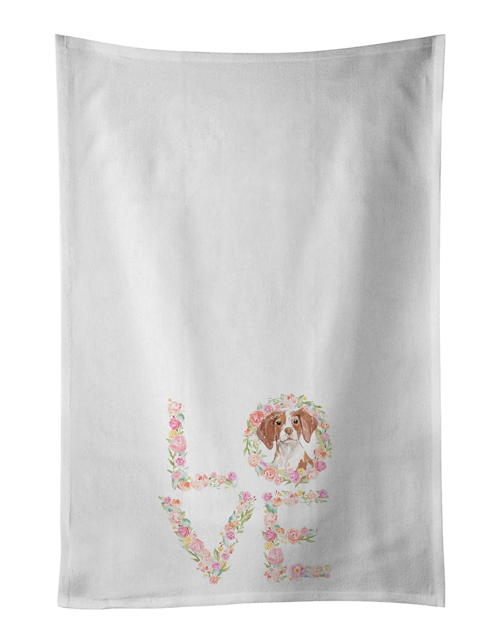 Brittany Love Kitchen Towel Set of 2 - One Color / One Size - Home & Garden - Home Textile - Towels
