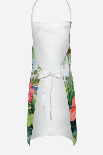 Brittany Spaniel Luau Apron - One Color / One Size - Home & Garden - Kitchen Dining & Bar - Table Decoration &