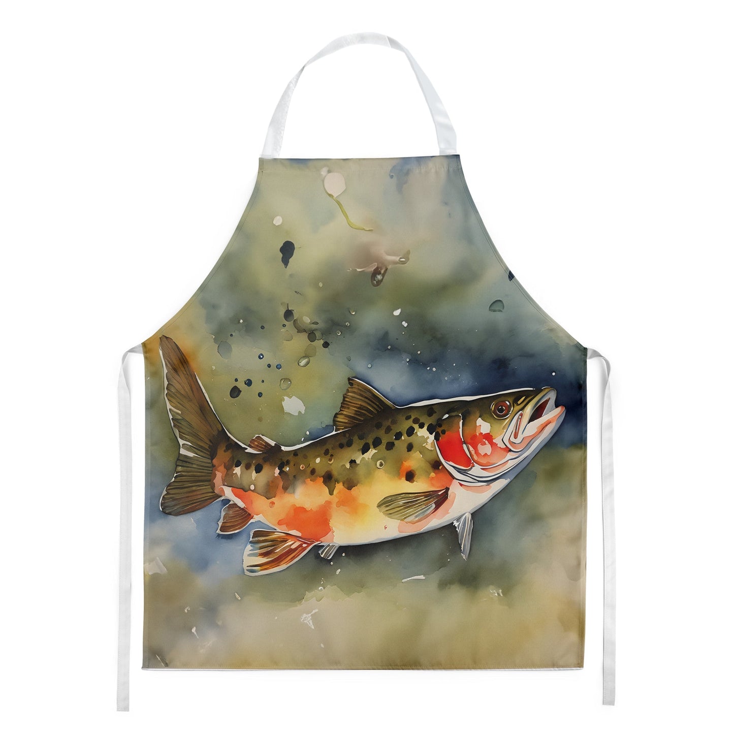 Brook Trout Apron - One Color / One Size - Home & Garden - Kitchen Dining & Bar - Table Decoration & Accessories