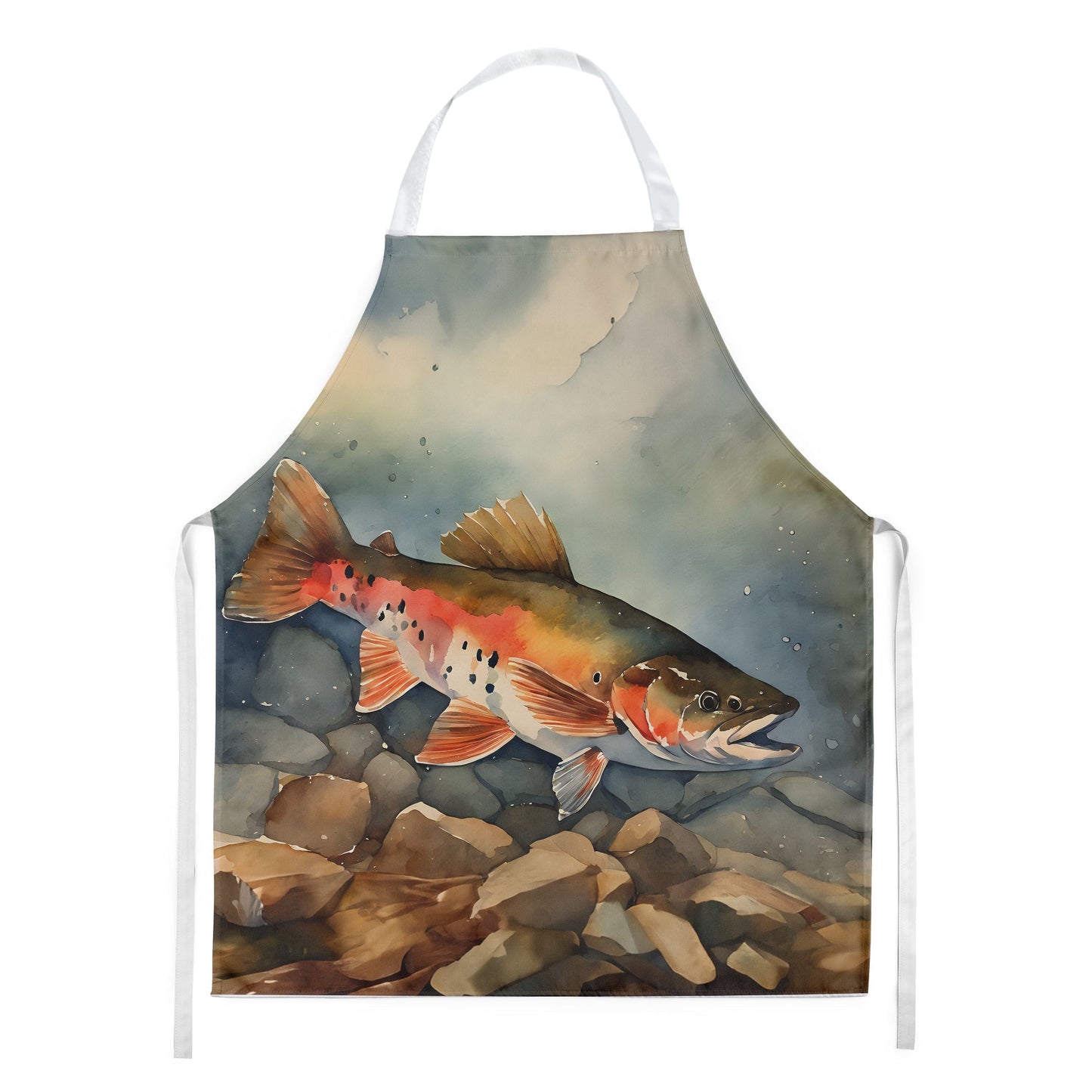 Brook Trout Apron - One Color / One Size - Home & Garden - Kitchen Dining & Bar - Table Decoration & Accessories