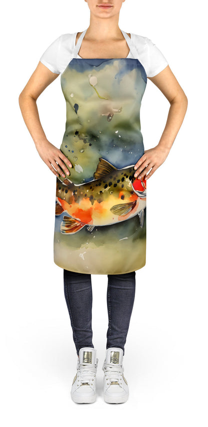 Brook Trout Apron - One Color / One Size - Home & Garden - Kitchen Dining & Bar - Table Decoration & Accessories