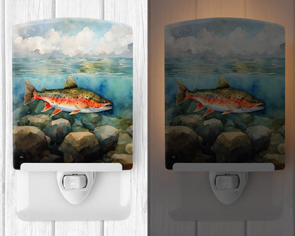 Brook Trout Ceramic Night Light - One Color / One Size - Home & Garden - Home Improvement - Lights & Lighting - Night