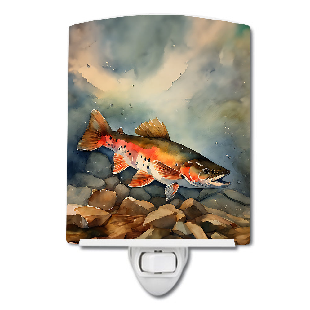 Brook Trout Ceramic Night Light - One Color / One Size - Home & Garden - Home Improvement - Lights & Lighting - Night