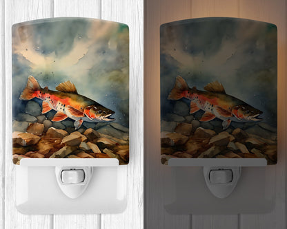 Brook Trout Ceramic Night Light - One Color / One Size - Home & Garden - Home Improvement - Lights & Lighting - Night
