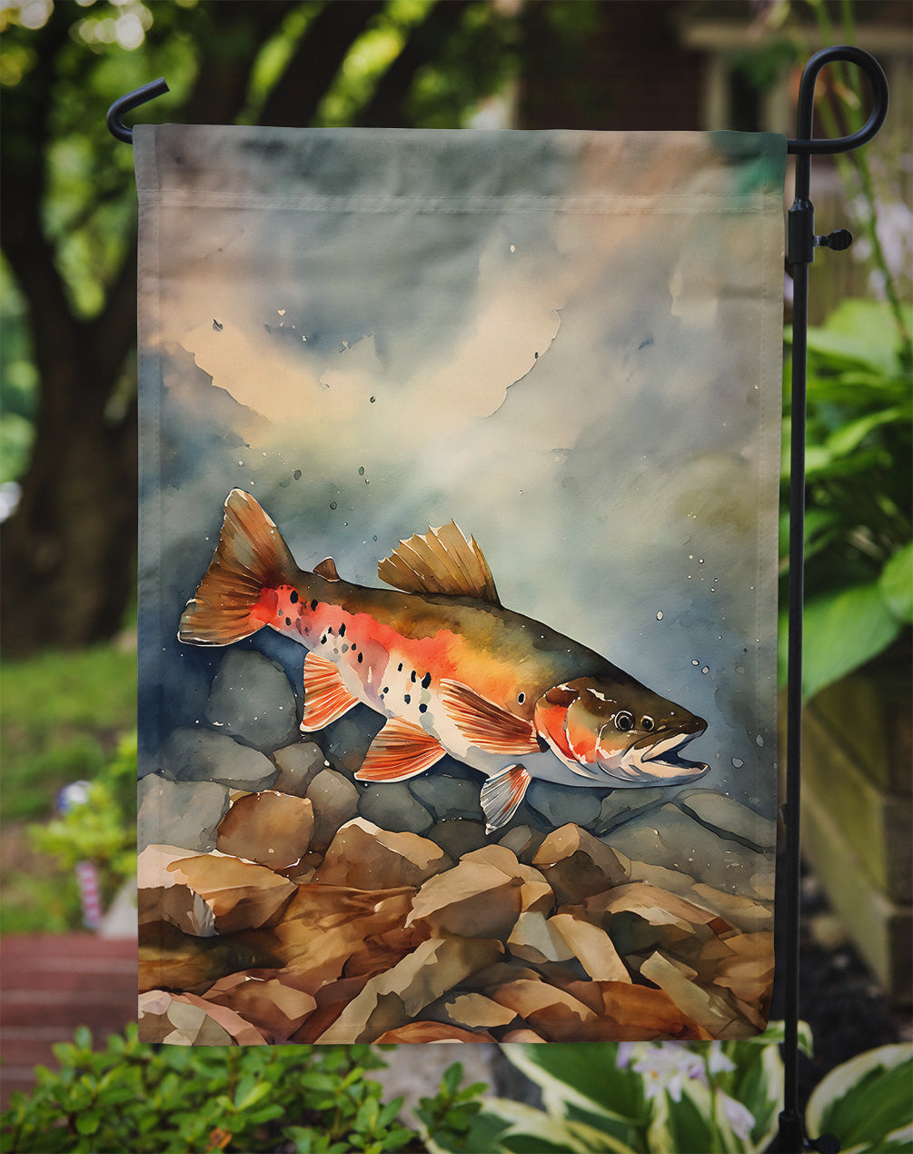 Brook Trout Garden Flag - One Color / One Size - Home & Garden - Home Decor - Flags Banners & Accessories