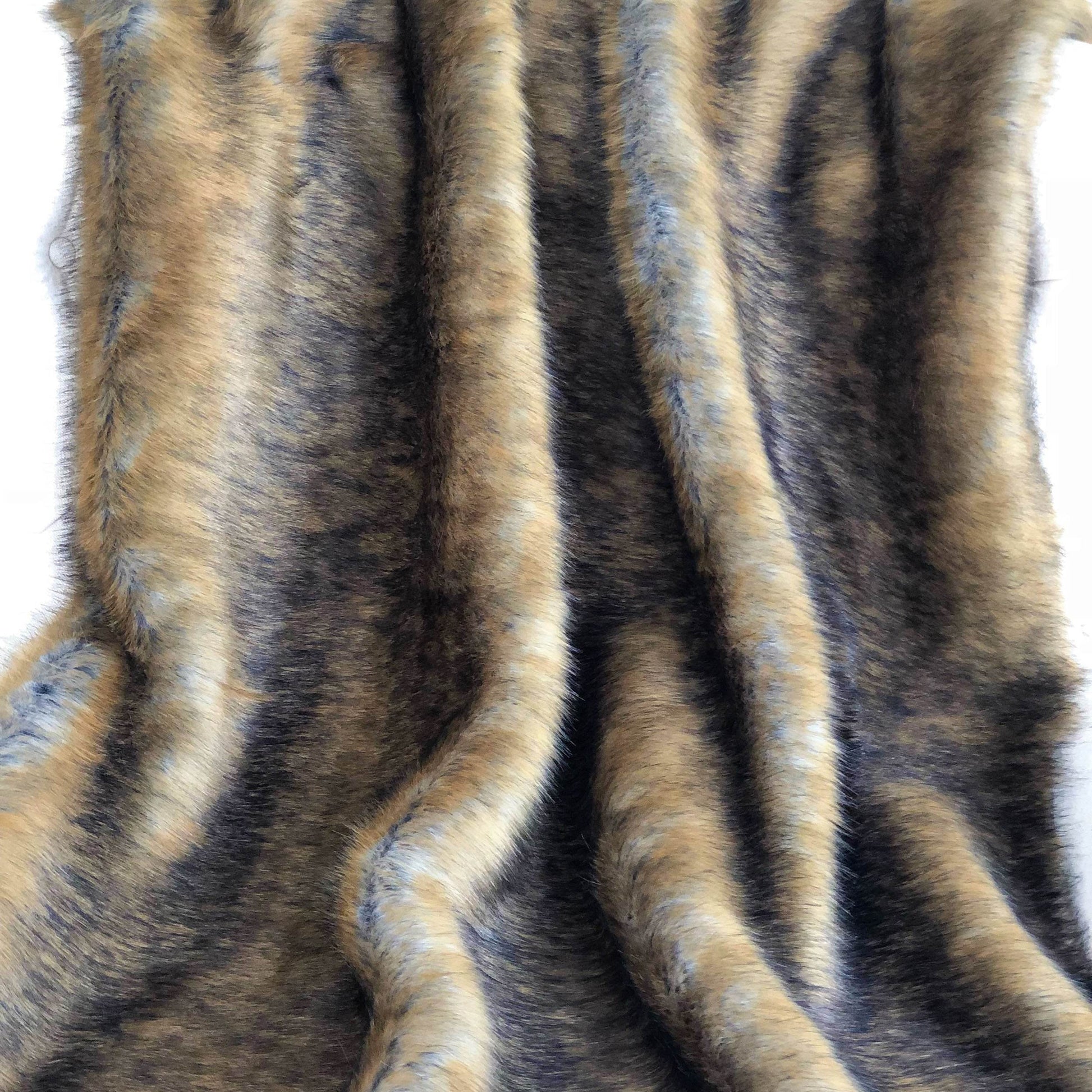 Brown and Grey Wild Grizzly Bear Faux Fur Luxury Throw - Home & Garden - Home Textile - Bedding