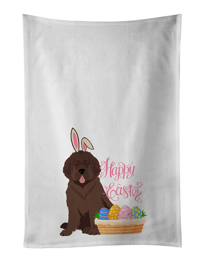 Brown Newfoundland Easter Kitchen Towel Set of 2 - One Color / One Size - Home & Garden - Home Textile - Towels