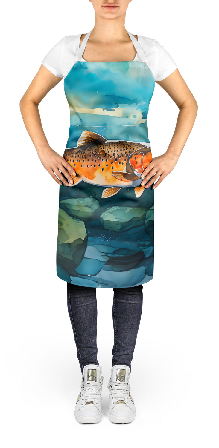 Brown Trout Apron - One Color / One Size - Home & Garden - Kitchen Dining & Bar - Table Decoration & Accessories