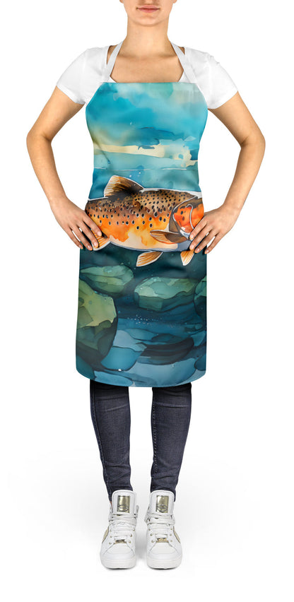 Brown Trout Apron - One Color / One Size - Home & Garden - Kitchen Dining & Bar - Table Decoration & Accessories
