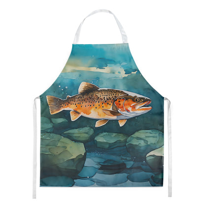 Brown Trout Apron - One Color / One Size - Home & Garden - Kitchen Dining & Bar - Table Decoration & Accessories