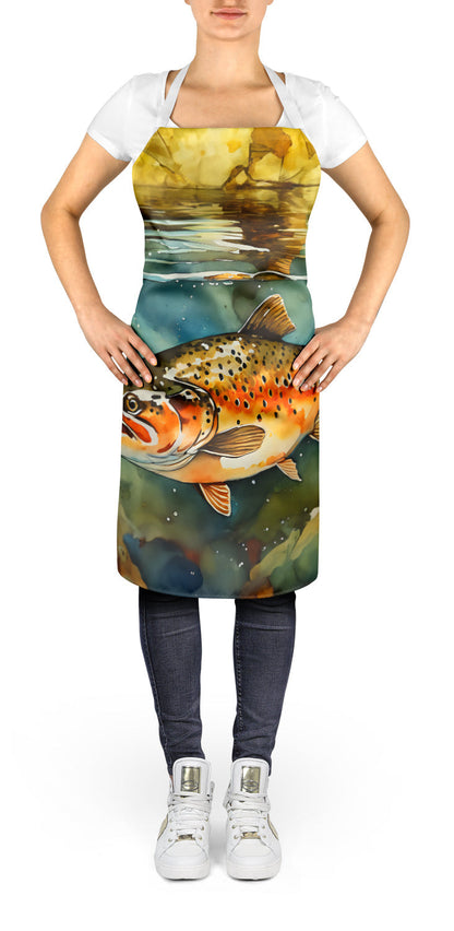 Brown Trout Apron - One Color / One Size - Home & Garden - Kitchen Dining & Bar - Table Decoration & Accessories