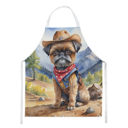 Brussels Griffon Cowboy Welcome Apron - One Color / One Size - Home & Garden - Kitchen Dining & Bar - Table Decoration