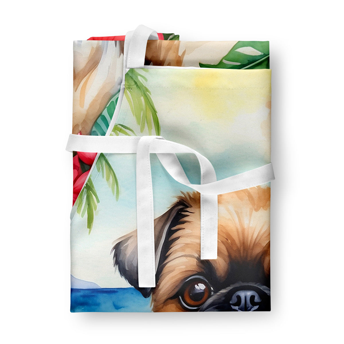 Brussels Griffon Luau Apron - One Color / One Size - Home & Garden - Kitchen Dining & Bar - Table Decoration &