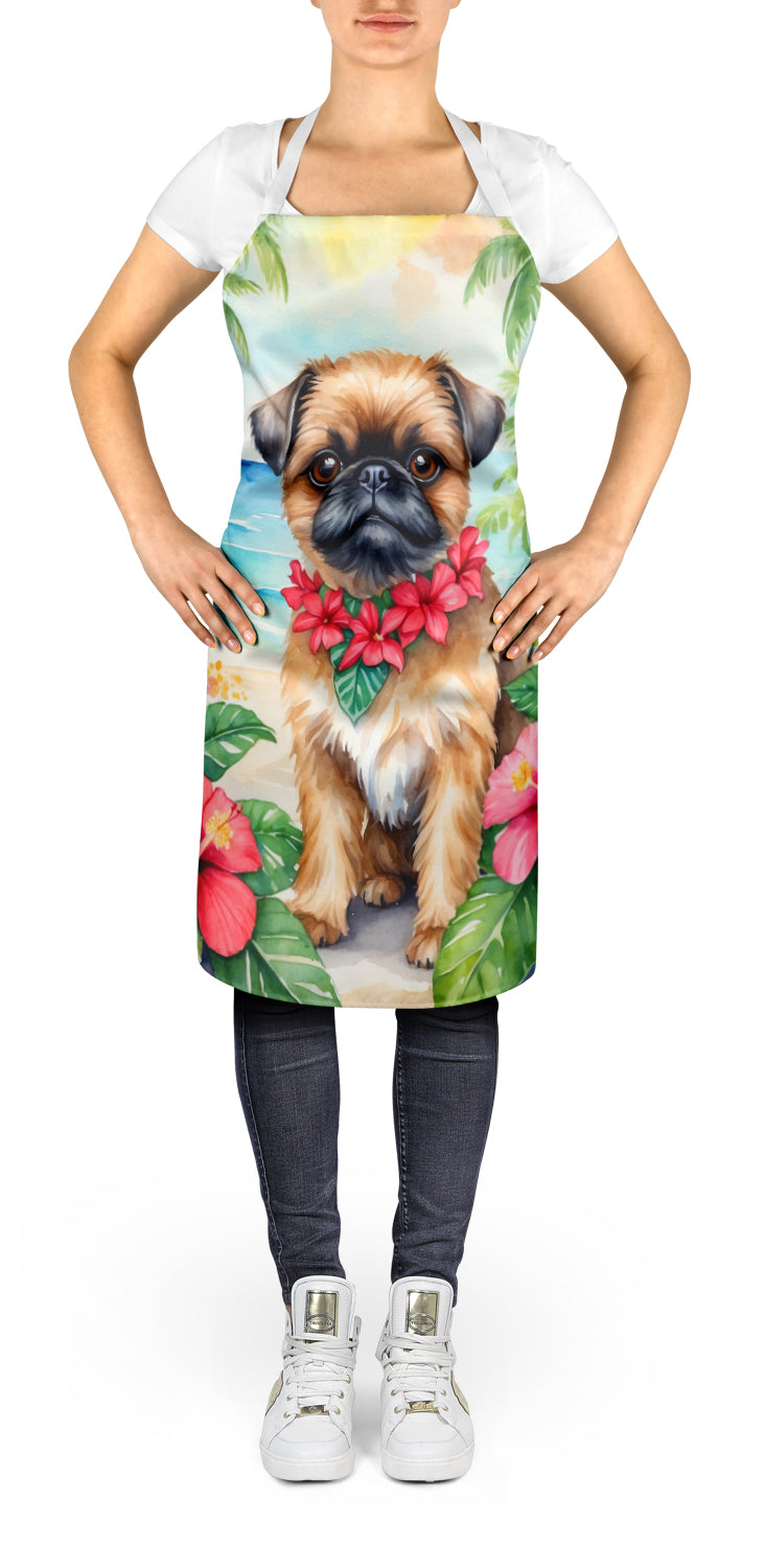 Brussels Griffon Luau Apron - One Color / One Size - Home & Garden - Kitchen Dining & Bar - Table Decoration &