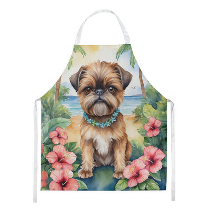 Brussels Griffon Luau Apron - One Color / One Size - Home & Garden - Kitchen Dining & Bar - Table Decoration &