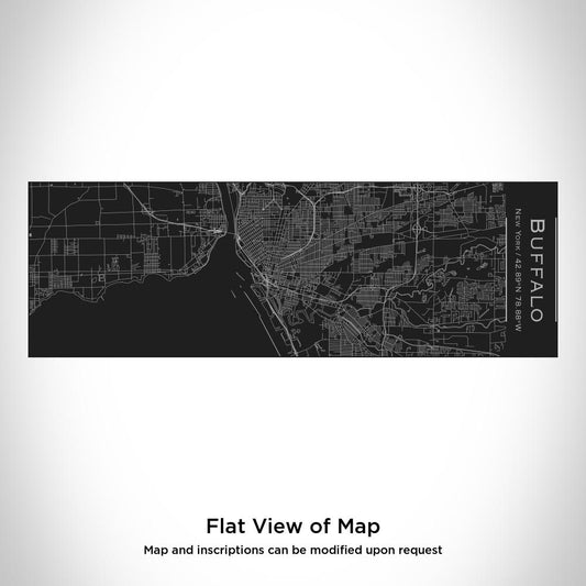 Buffalo - New York Map Insulated Cup in Matte Black - Drinkware
