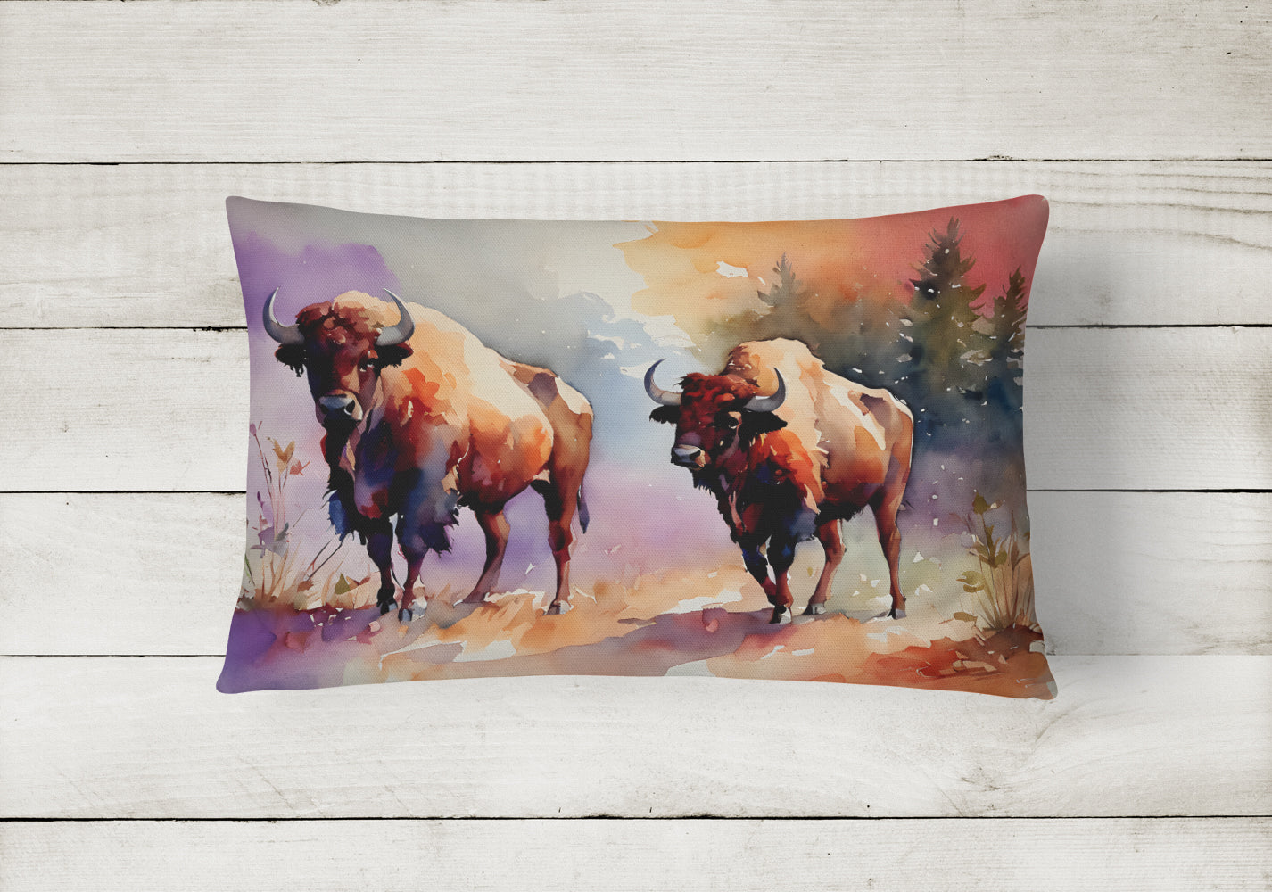 Buffalo Throw Pillow - One Color / One Size - Home & Garden - Home Textile - Pillows