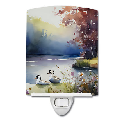 Bufflehead Ceramic Night Light - One Color / One Size - Home & Garden - Home Improvement - Lights & Lighting - Night
