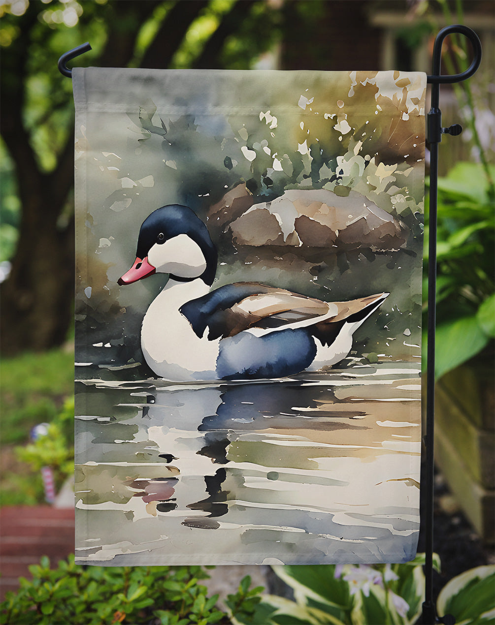 Bufflehead Garden Flag - One Color / One Size - Home & Garden - Home Decor - Flags Banners & Accessories