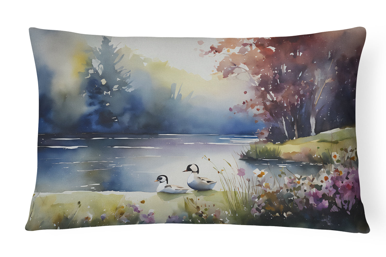 Bufflehead Throw Pillow - One Color / One Size - Home & Garden - Home Textile - Pillows