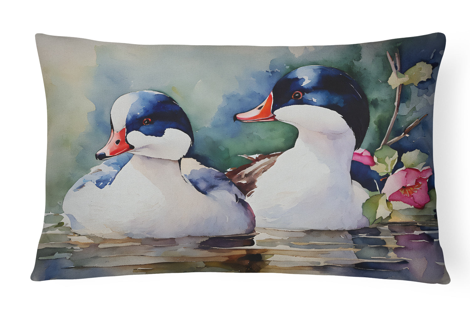 Bufflehead Throw Pillow - One Color / One Size - Home & Garden - Home Textile - Pillows